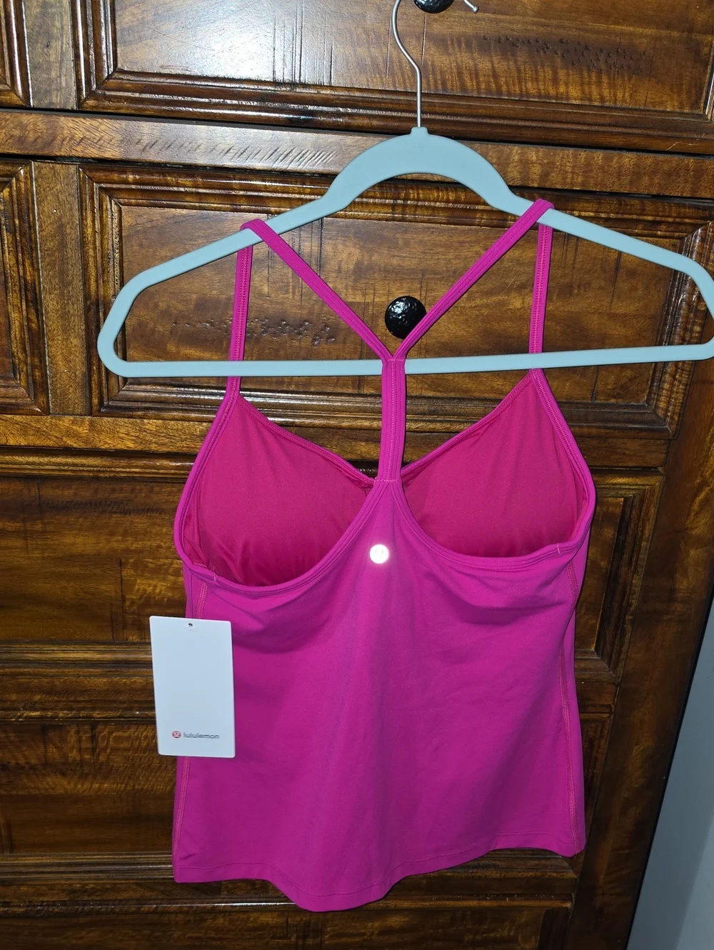 Lululemon Flow Y Tank, Nulu Material! Pink Flare! Nwts. Sz Medium
